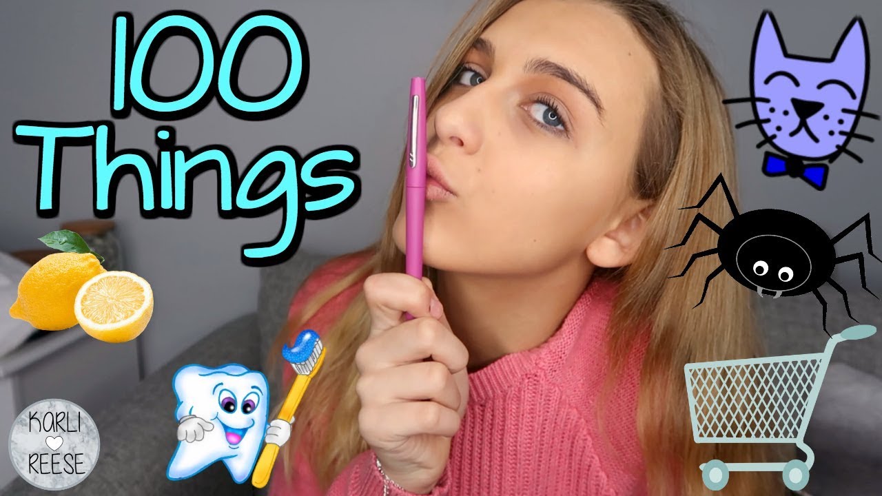 100 THINGS ABOUT ME!