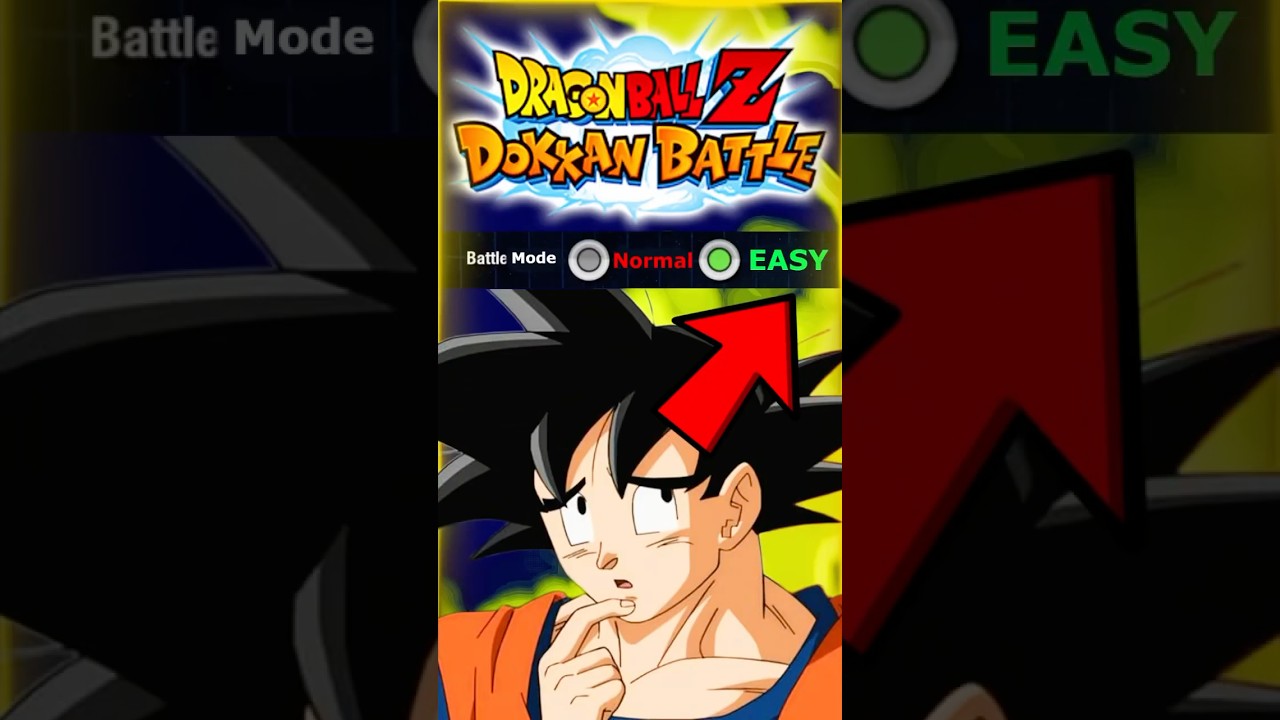 Would an Easy Mode Work in Dokkan ? #dragonball #dokkanbattle #dokkan