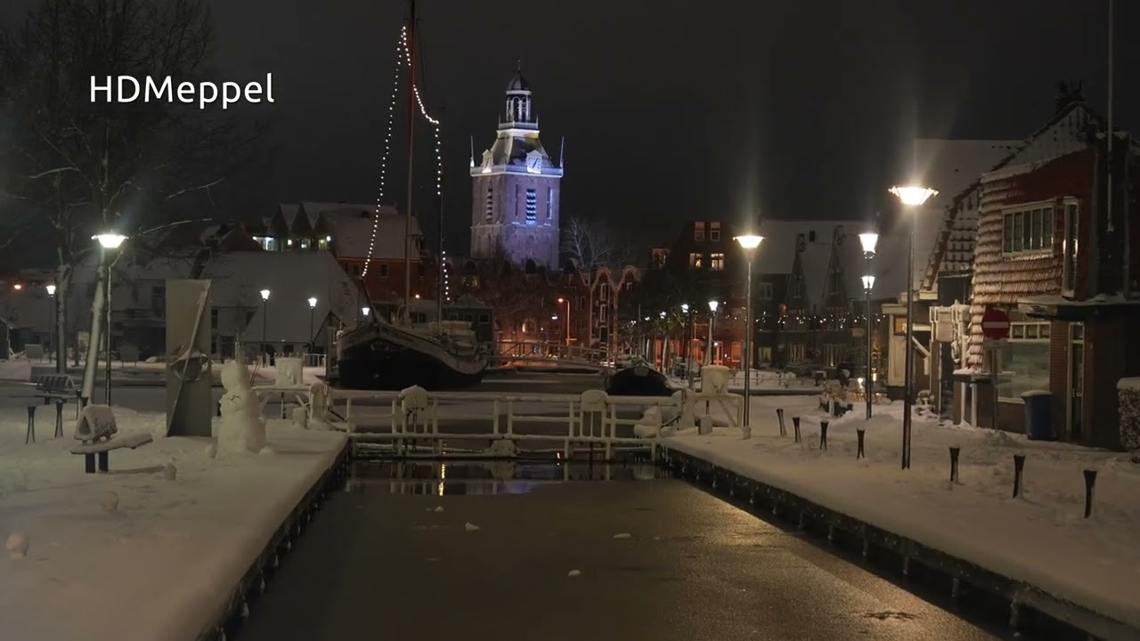 Winteravond in Meppel