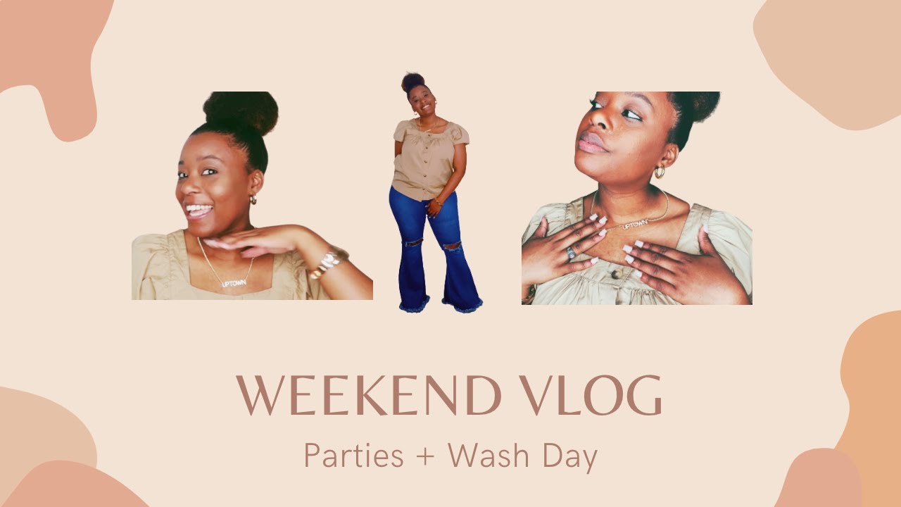 VLOG: Weekend In My Life..Parties.Brunch and Hair Product Update