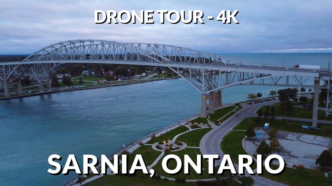 A Captivating 4K Drone Flight Over Sarnia, Ontario | Skyline Serenity