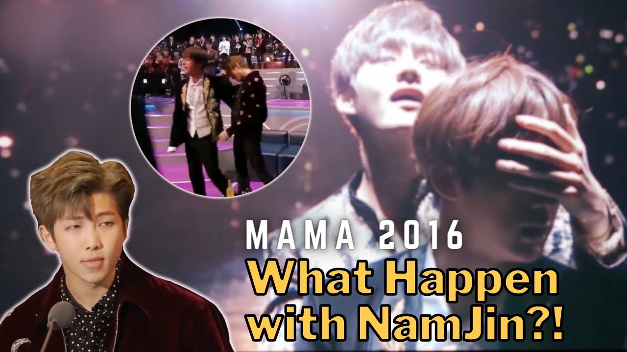 NAMJIN Analysis: What actually happen with NAMJIN at MAMA 2016?