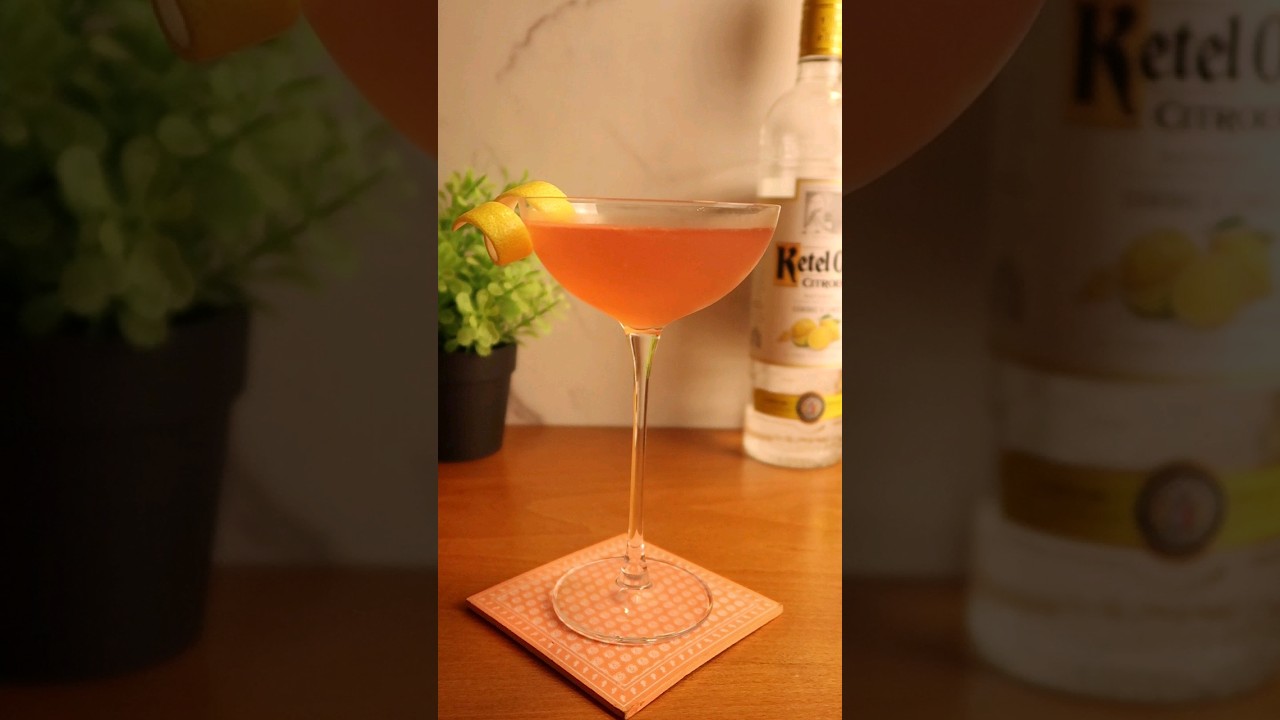 Lemon Twist Cocktail Garnish 🍋