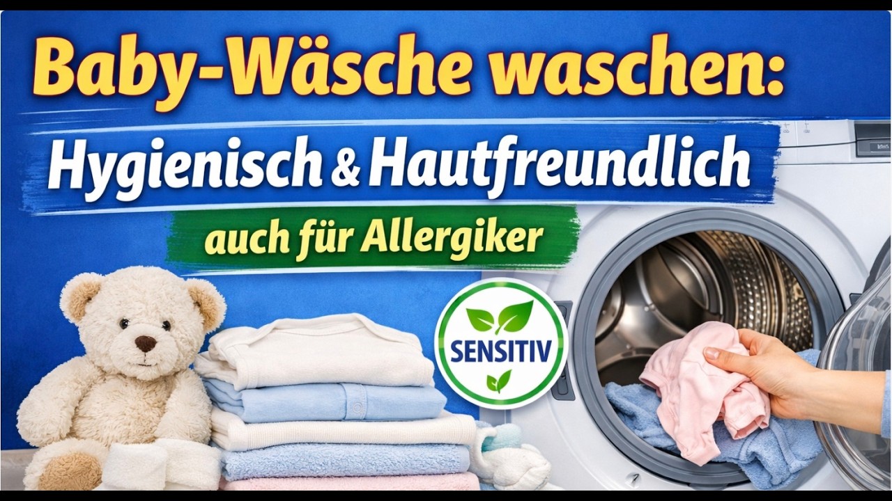 Baby-Wäsche waschen: So wird’s hygienisch & hautfreundlich auch für Allergiker