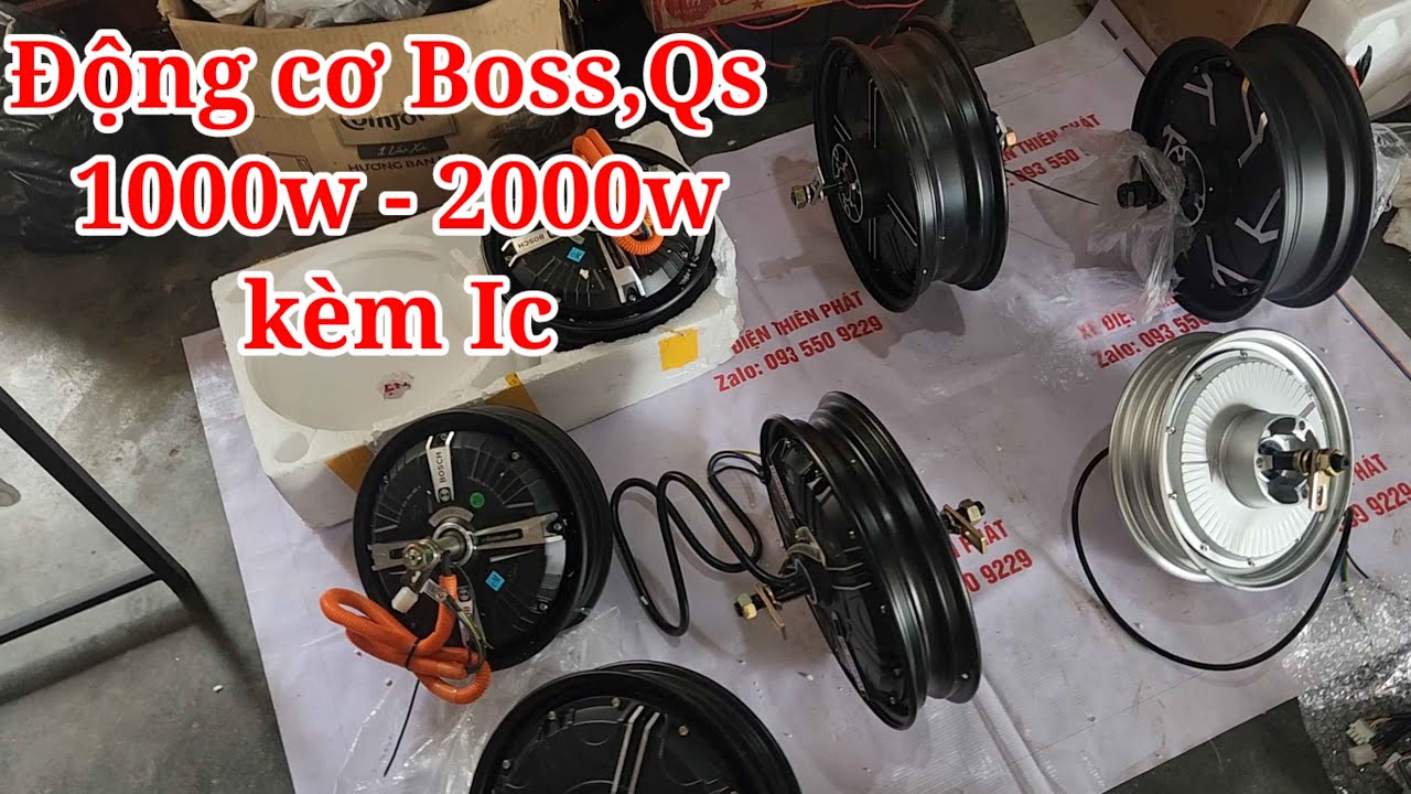 Giới các loại động cơ Boss Qs 1000w đến 2000w | xe điện thiên phát