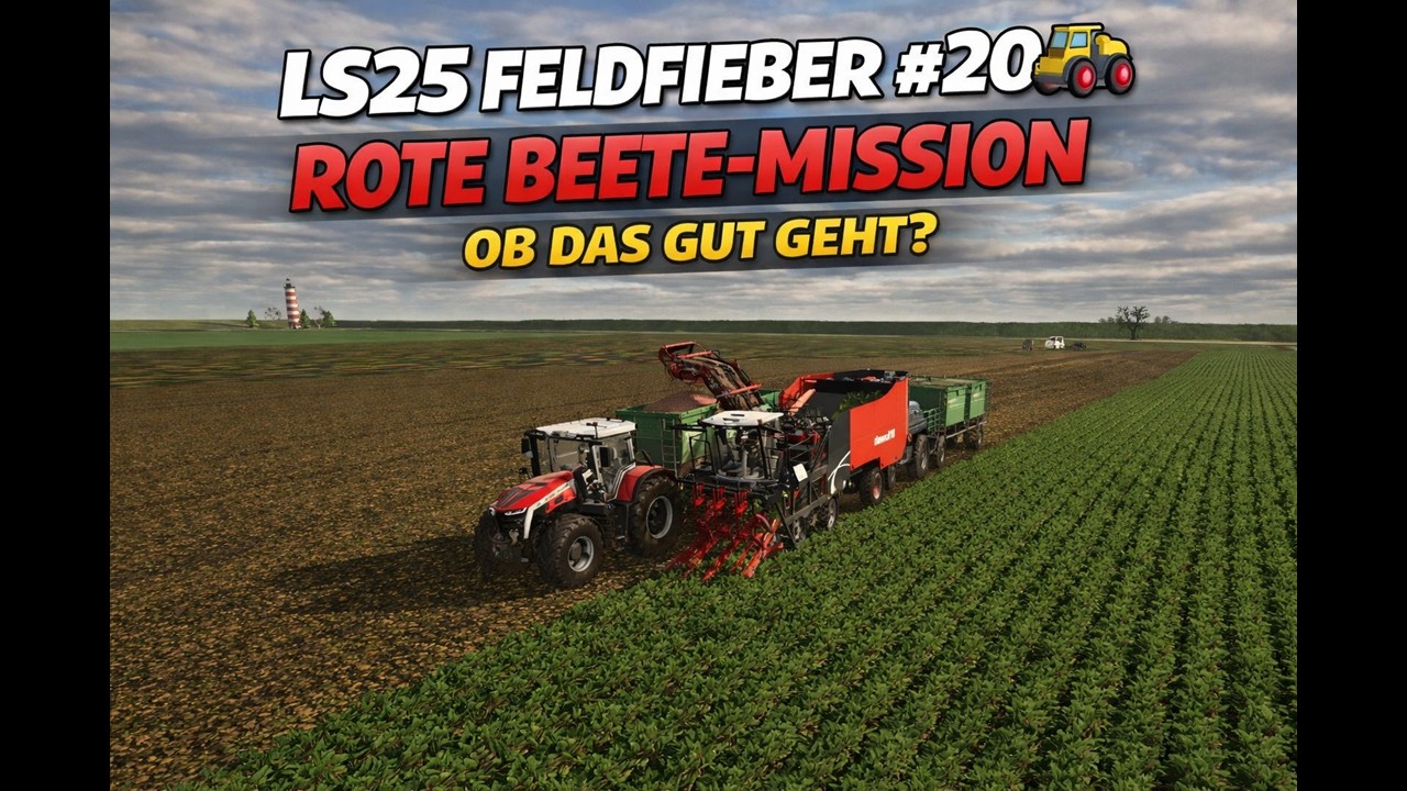 LS25 FeldFieber #20 🚜 Rote Beete-Mission- ob das gut geht?