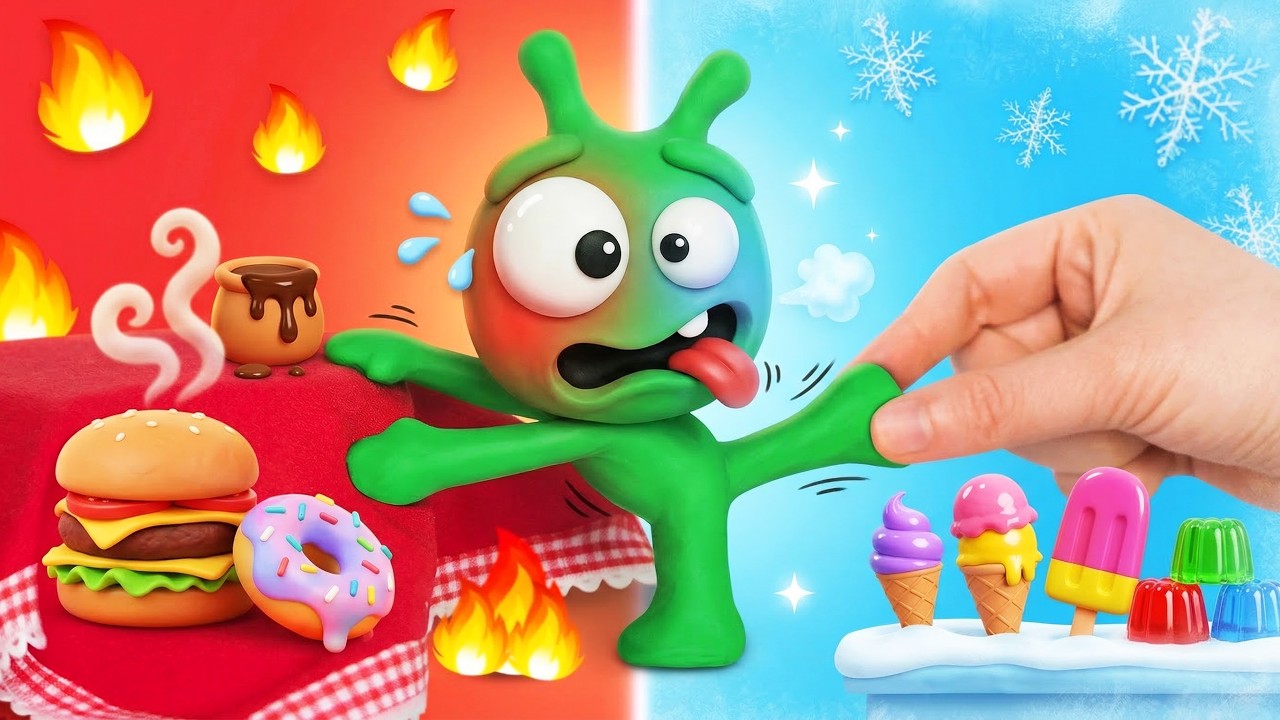 Pea Pea La Mejor Colección Hot vs Frío y Aventuras Divertidas  🔥❄️