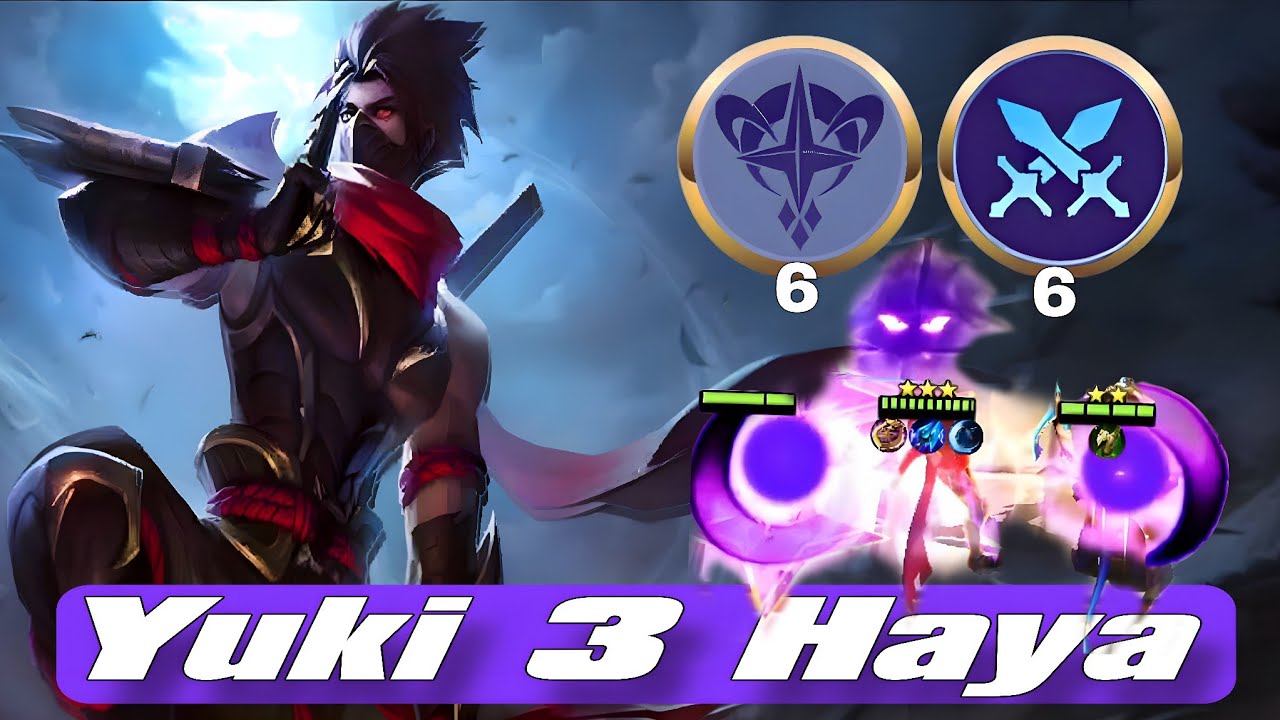 YUKI 3 HAYA ASTROPOWER ASSASSIN !! MAGIC CHESS BEST SYNERGY 2024 MLBB