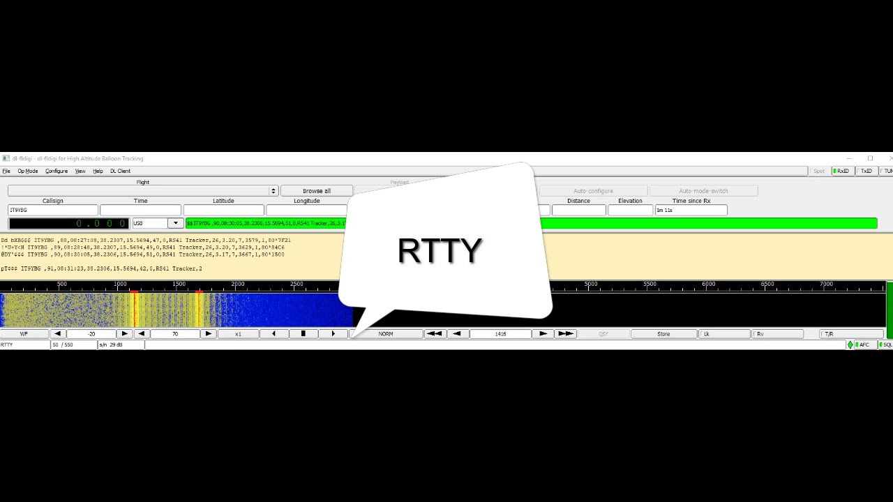 RTTY and CW RS41 Tracker