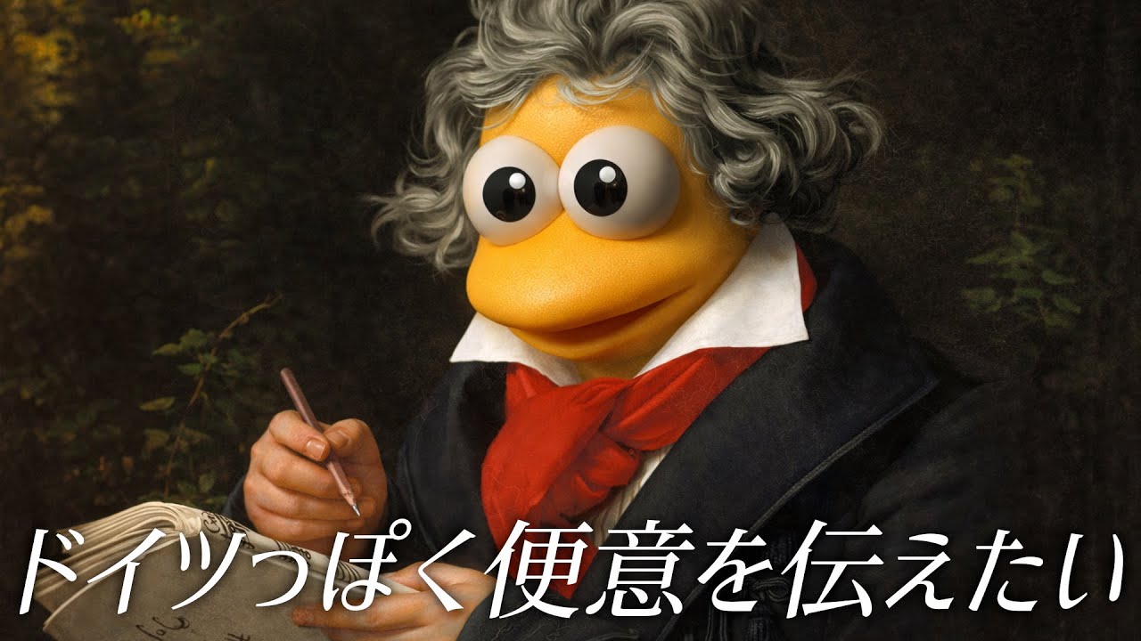 ドイツっぽく便意を伝えたい（クラシック）