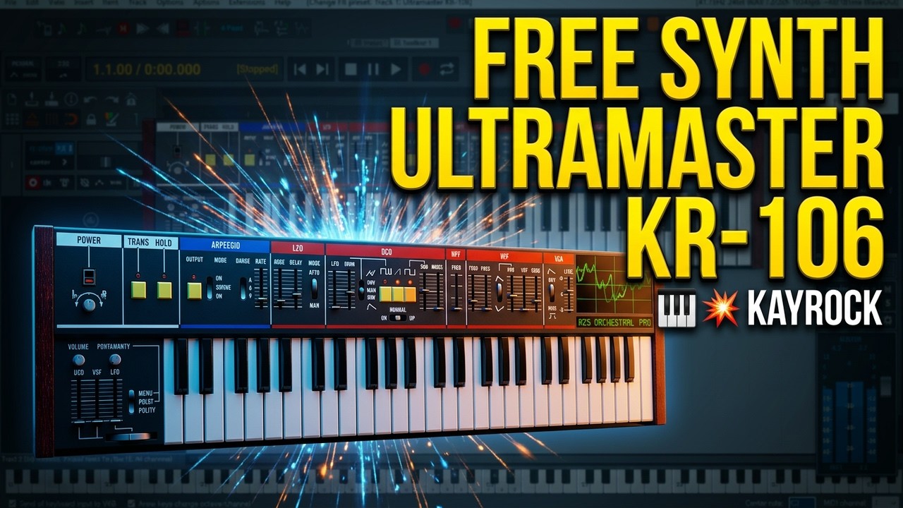 Free Synth ULTRAMASTER KR-106 🎹💥 Kayrock