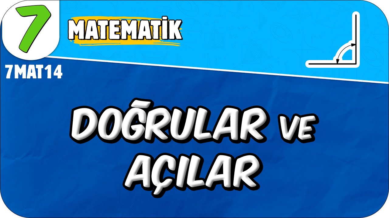 Doğrular ve Açılar 📘 7. Sınıf Matematik #2025