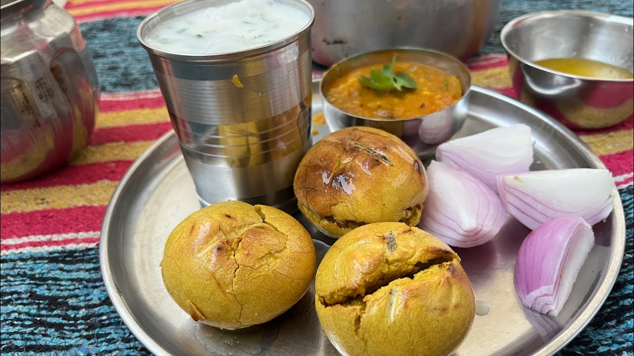राजस्थानी दाल बाटी🥰|राजस्थानी दाल बाटी नहीं खाई तो क्या खाया 🫢🤩|dal baati easy recipe