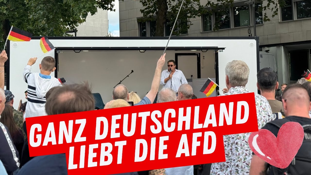 Tausende in Köln auf den Beinen wegen der AfD: 🥰 Der Wahlkampf läuft auf Hochtouren! Toller Empfang!