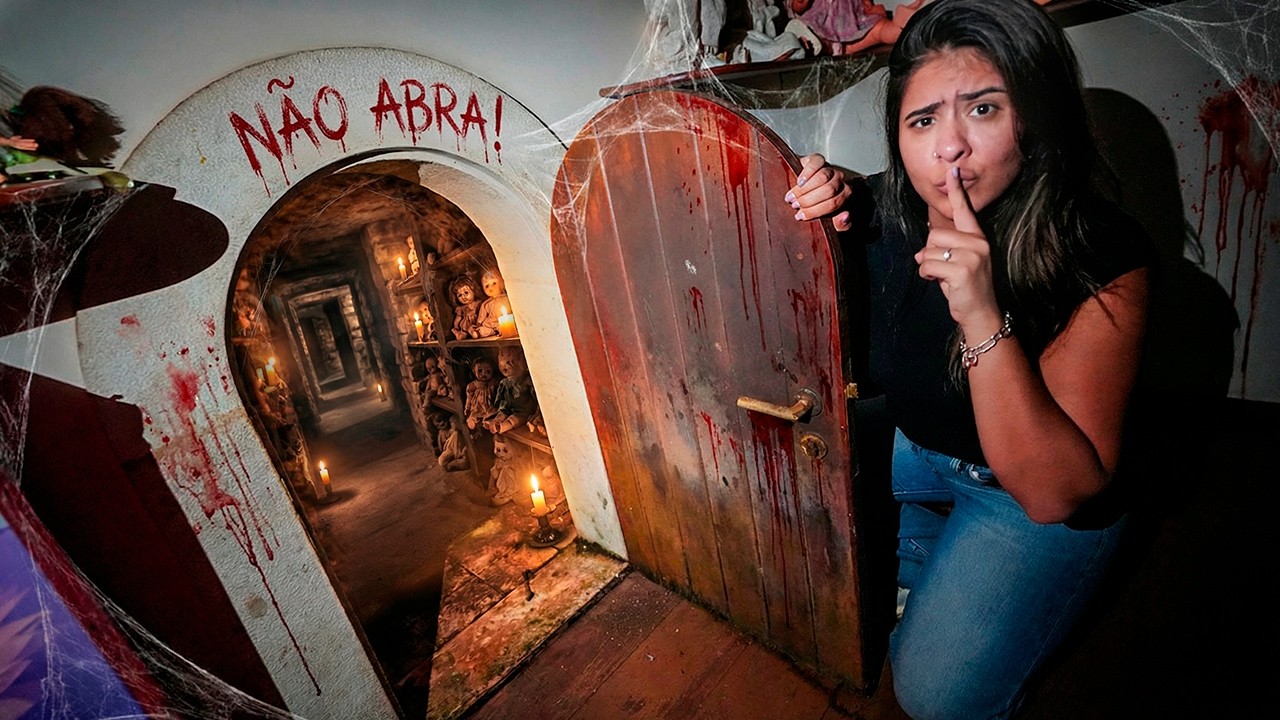 DEU RUIM! TENTEI PASSAR 24 HORAS NA CASA DA BONECA