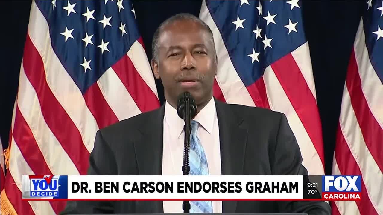 Dr. Ben Carson endorses Sen. Lindsey Graham