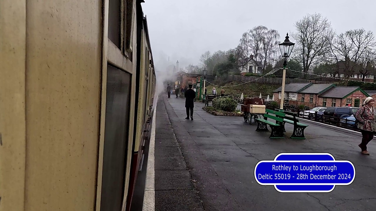 Great Central Railway - Travelling behind Deltic 55019 - 28th December 2024