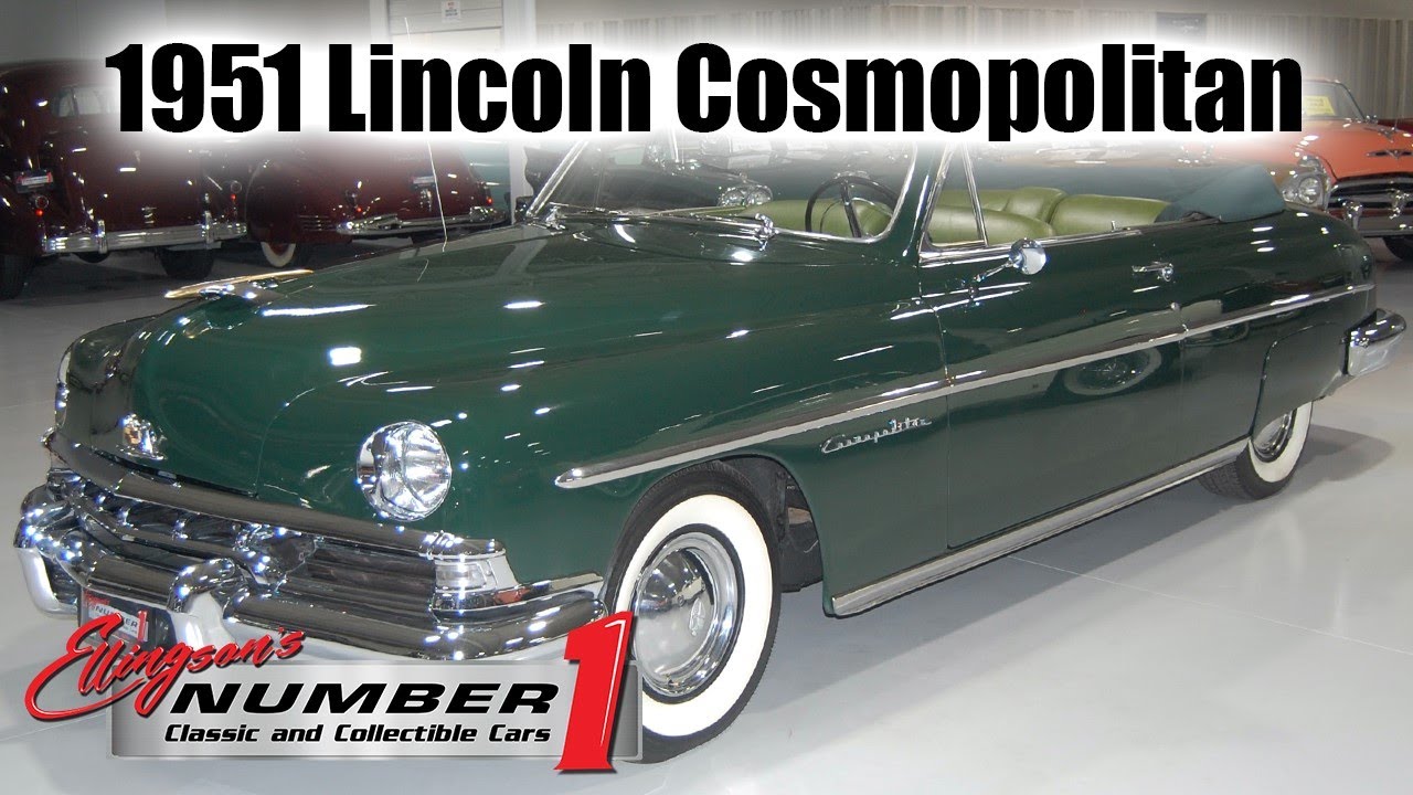 1951 Lincoln Cosmopolitan Convertible at Ellingson Motorcars in Rogers, MN