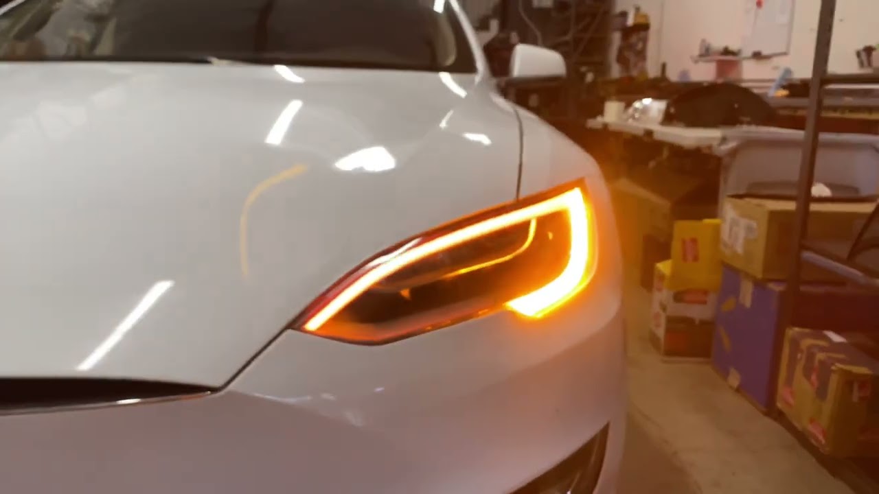 Tesla Model S with SW Lights mods!