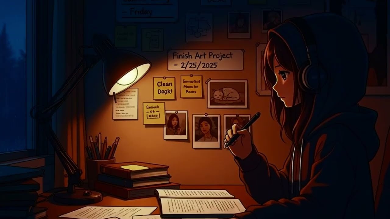 Gentle lofi music for studying in the morning and relaxing.