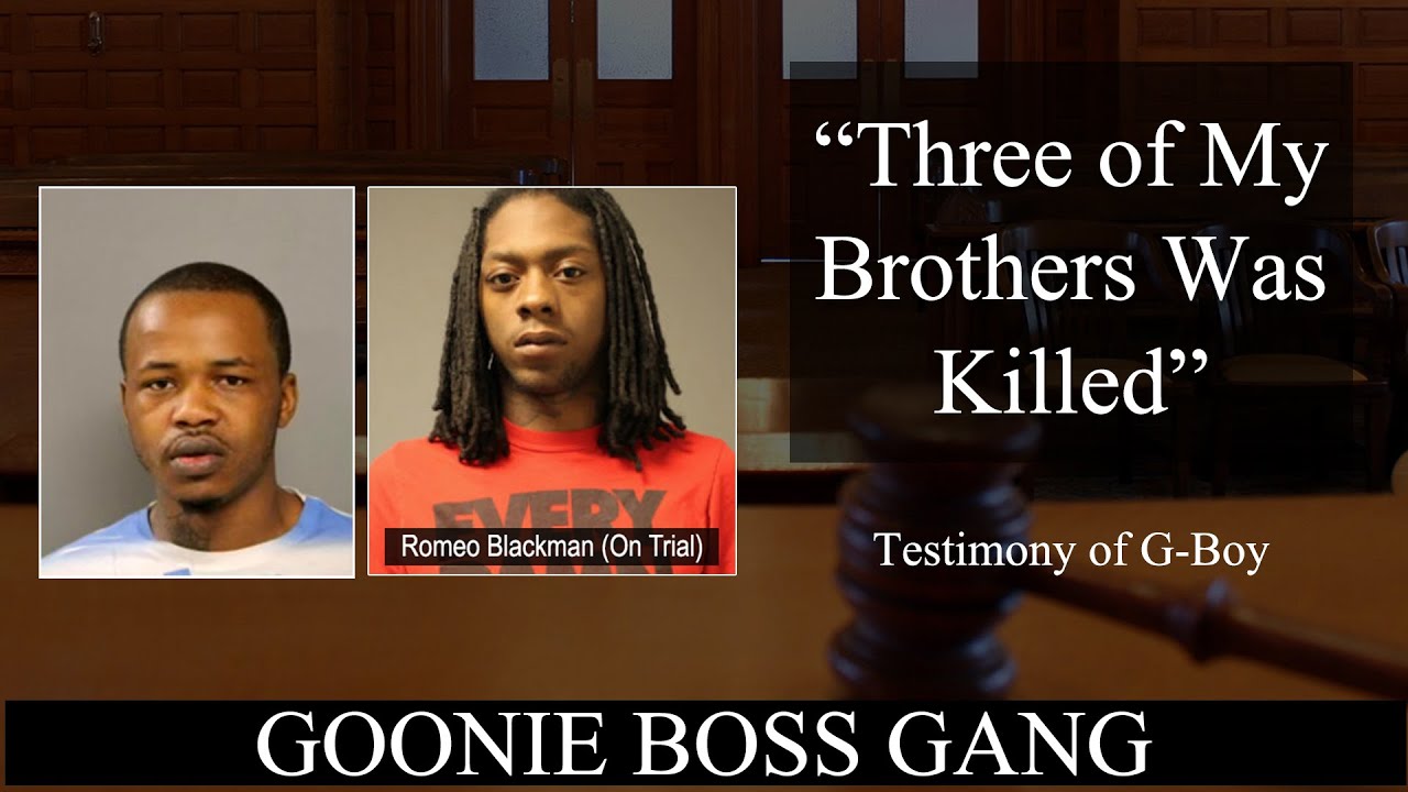 Alvin Vaughn (G-Boy) takes the stand against the Goonie Boss Gang, Chicago