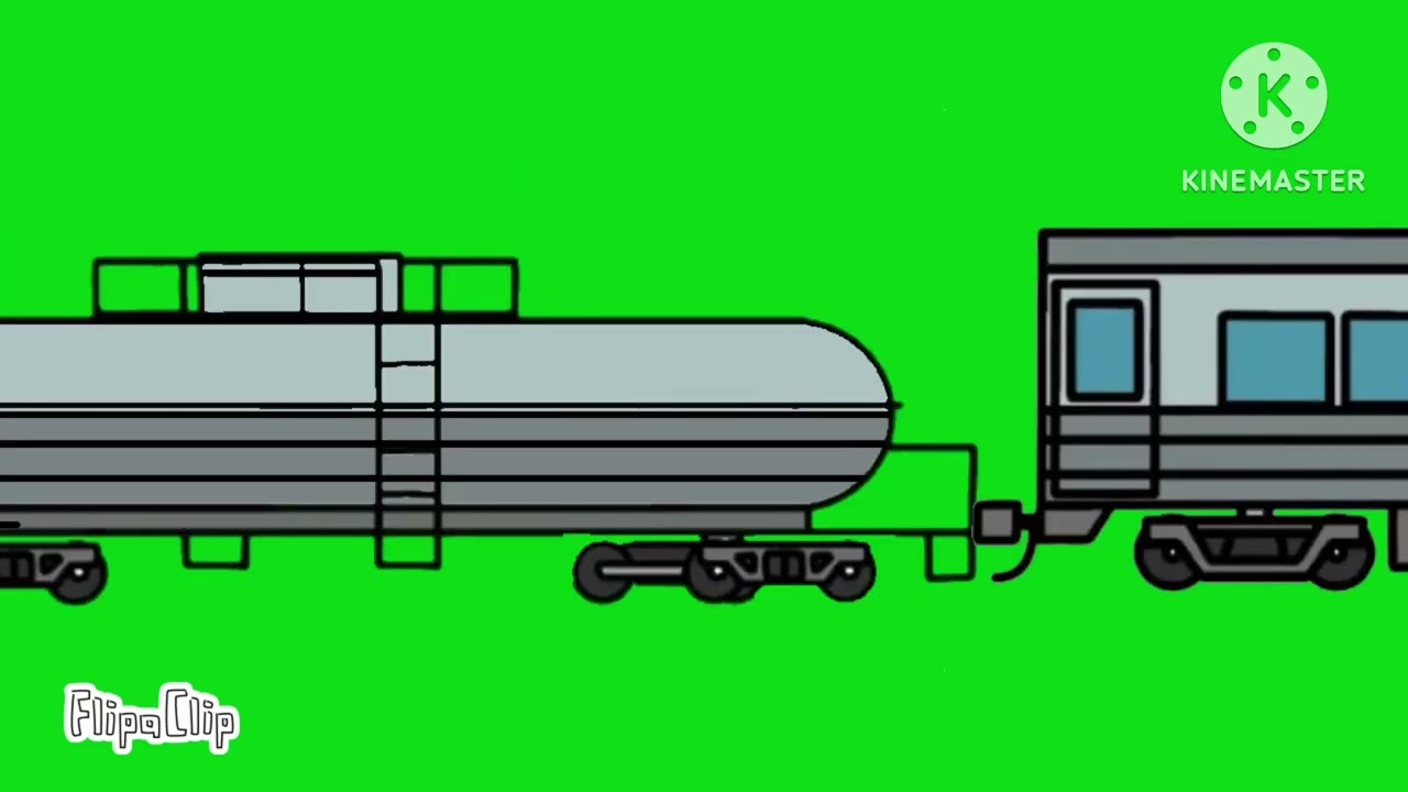 Train EMD F7 animation 