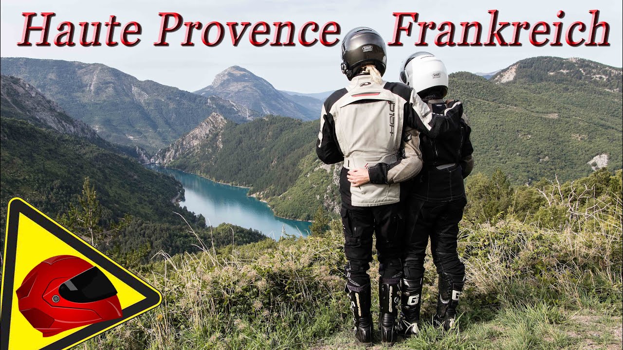Motorrad Tour in Südfrankreich:  Clue de Saint Auban / Tagestour / Motorradwandern / Haute Provence