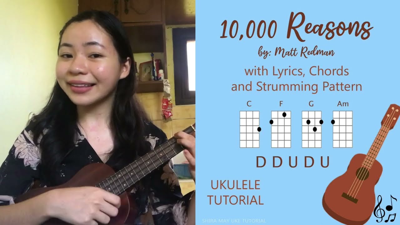 10,000 Reasons Easy Ukulele tutorial (Learn it in just 10 mins)