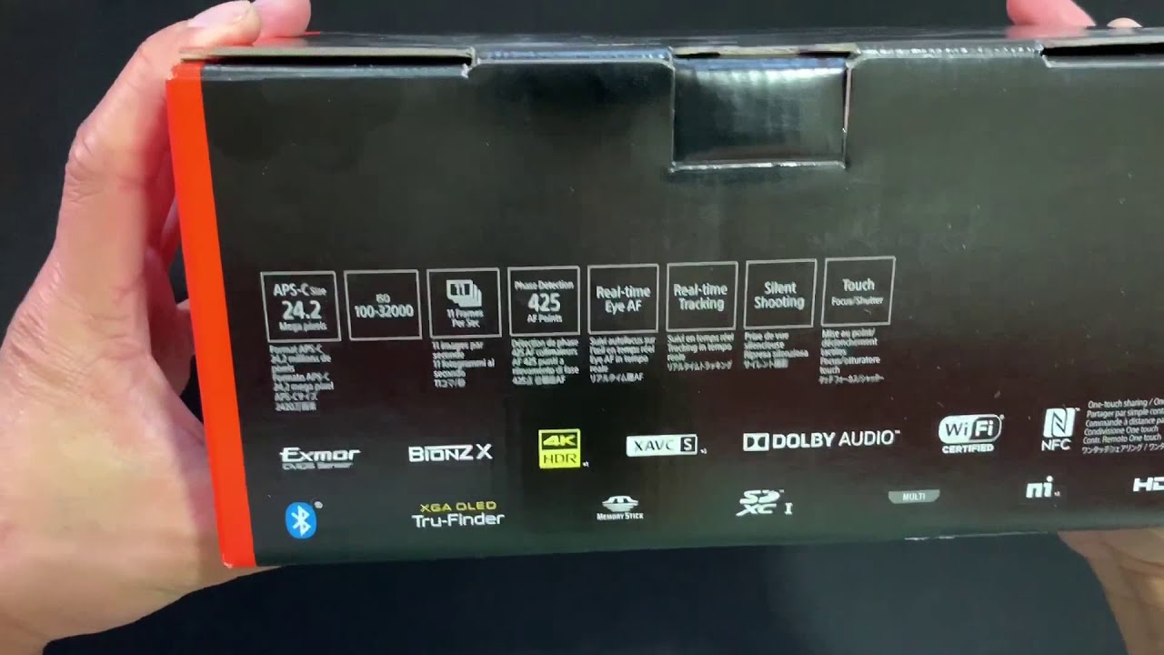 SONY a6400 kit with 18-135mm unboxing