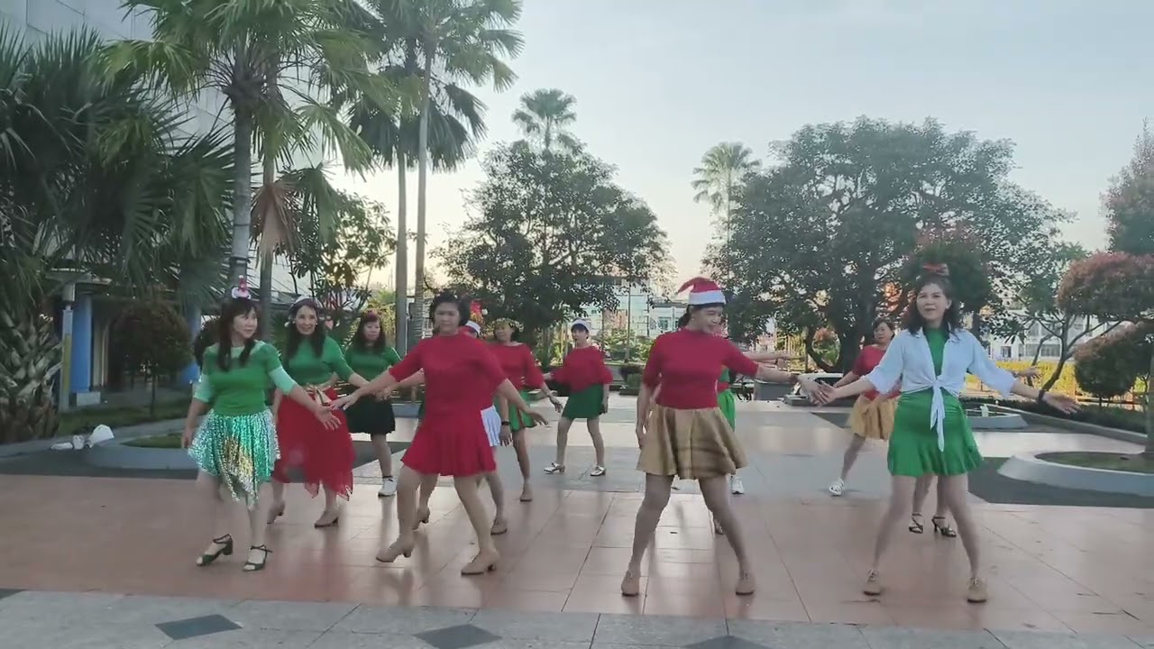 Christmas Polka line dance/Michelle & Friends ADYTI Taiji PMF