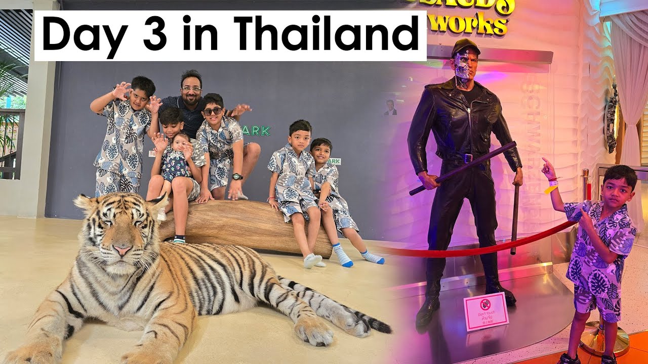 Pattaya Adventure! | Tiger Park & Ripley's Believe It or Not | #pattayathailand #tigerparkpattaya
