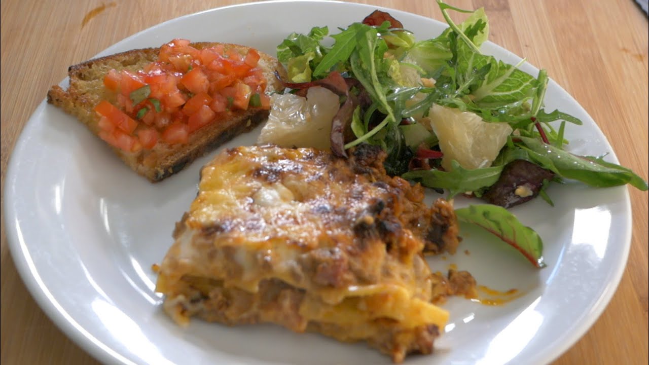 Lasagne - Bitter salat - Kvalimad Live Cooking Stream