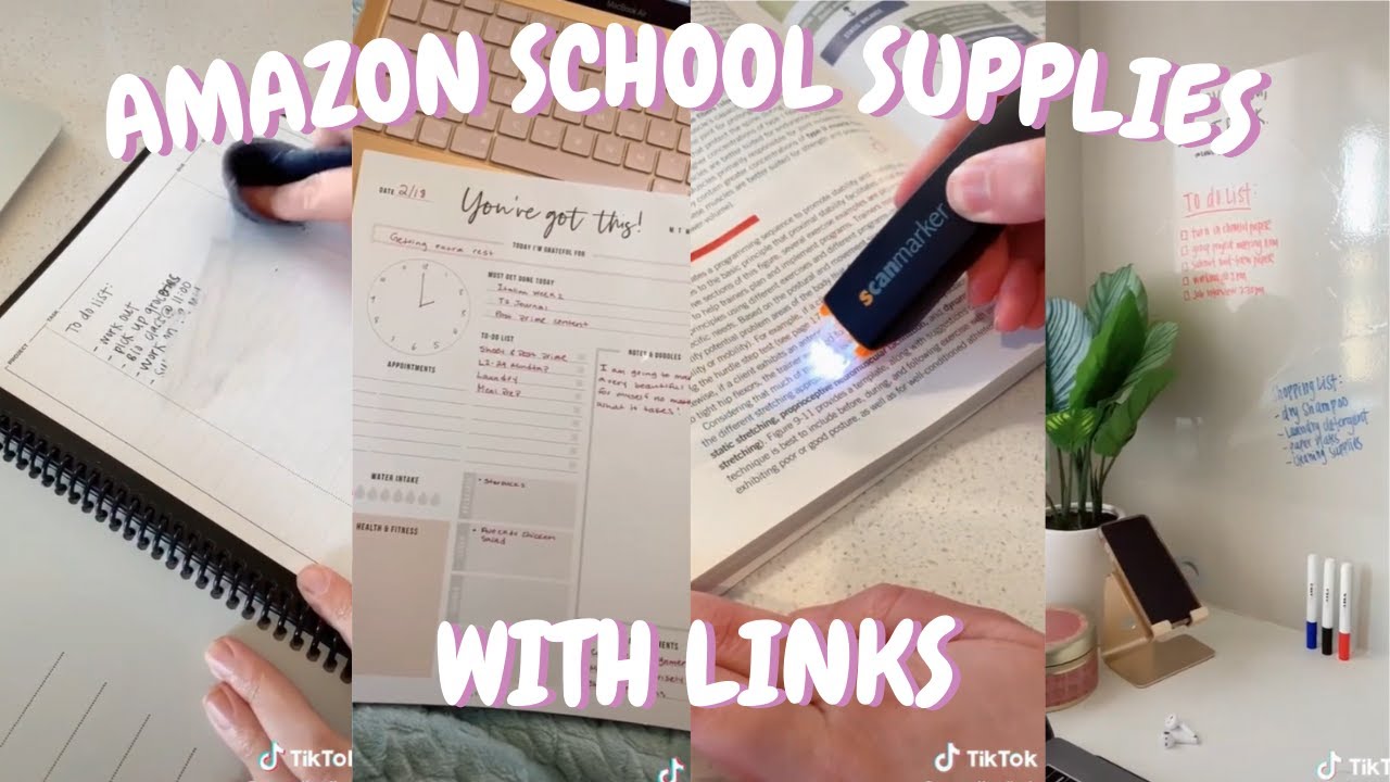 Amazon School Supplies Must Haves with links | Amazon Finds | TikTok Made Me Buy It.