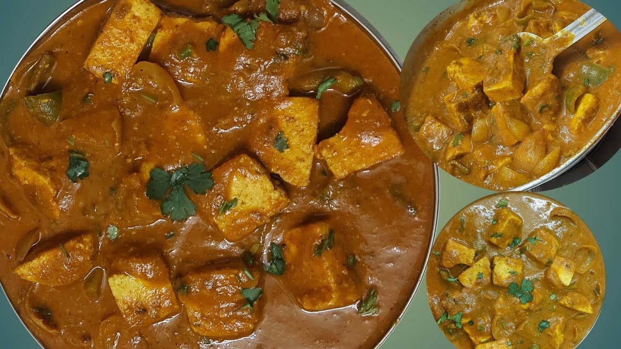 Homemade Masala Tofu Curry 🍛 😋 👌 | How to make Restaurant Style Tofu Masala Curry at your home 