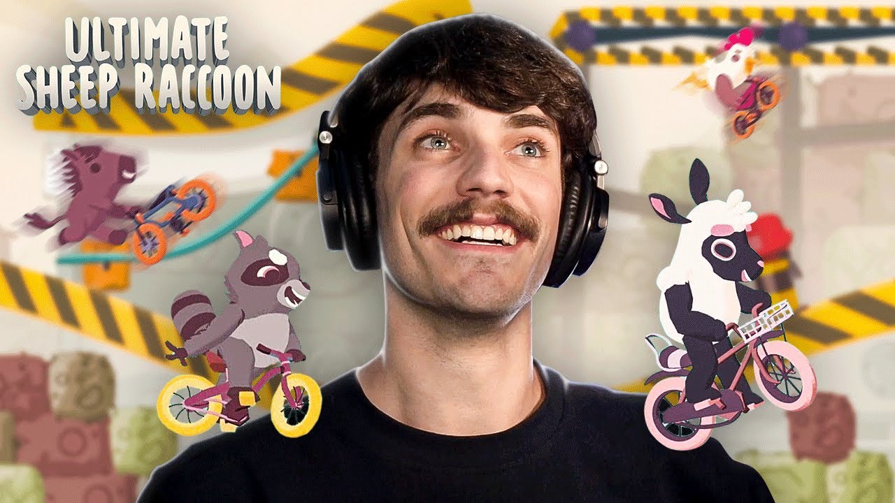 APOSTAMOS CORRIDA DE BICICLETA | Ultimate Sheep Raccoon com colegas