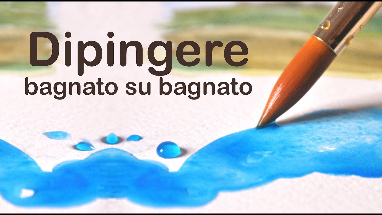3 modi per dipingere bagnato su bagnato con l'acquerello
