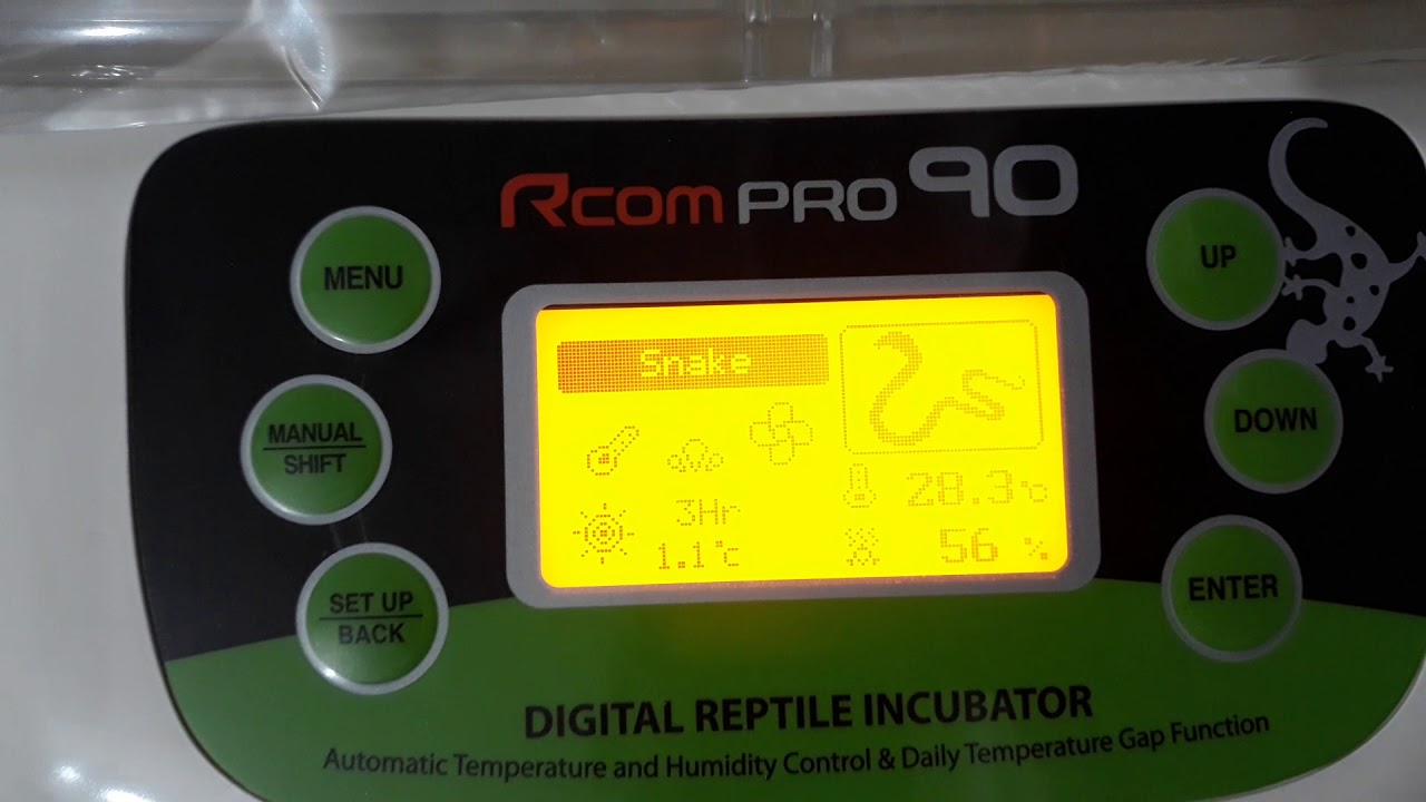 Rcom REPTILE EGGS Incubator Pro 90 (PX-R90) By Pets Nation Ph: 09559777053