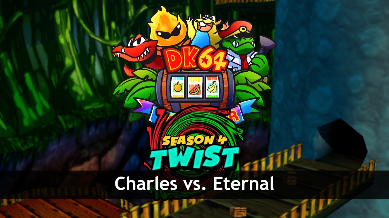 DK64 Randomizer | S4 weekly race with a twist | Charles vs Eternal