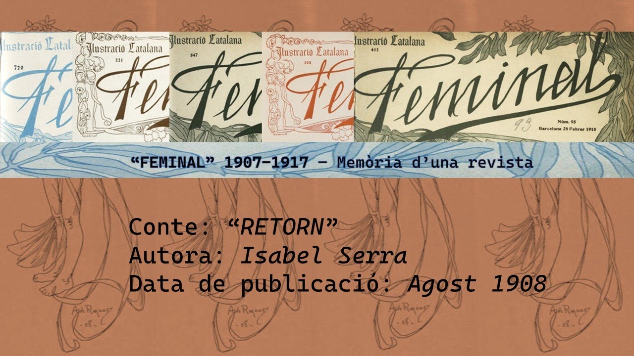 RETORN, d'Isabel Serra - Relats en català - Vídeo/audiollibre veu humana.