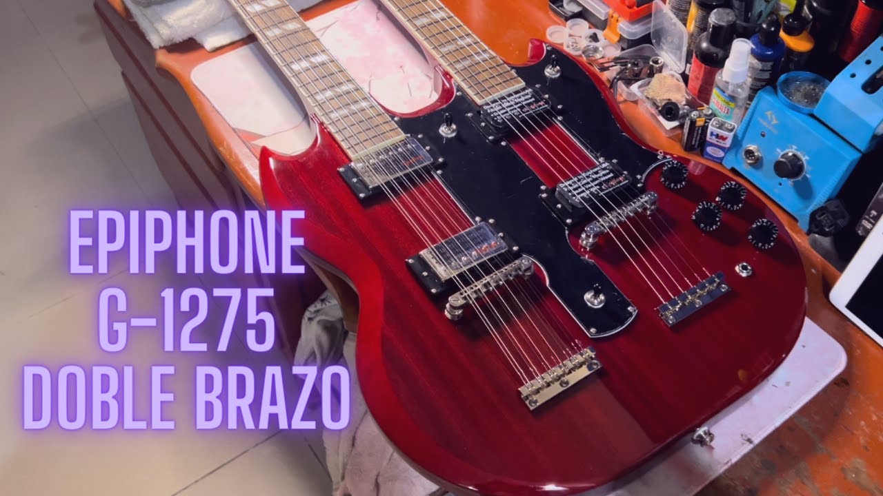 La guitarra de DOBLE BRAZO || Epiphone G-1275 || Review, curiosidades y demo