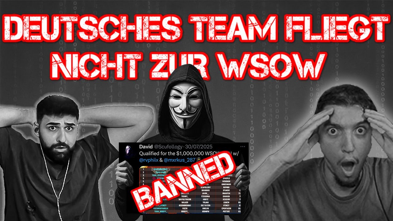 DEUTSCHES TEAM GEBANNT VON DER 1.000.000$ WSOW LAN- FITNA FRIDAY