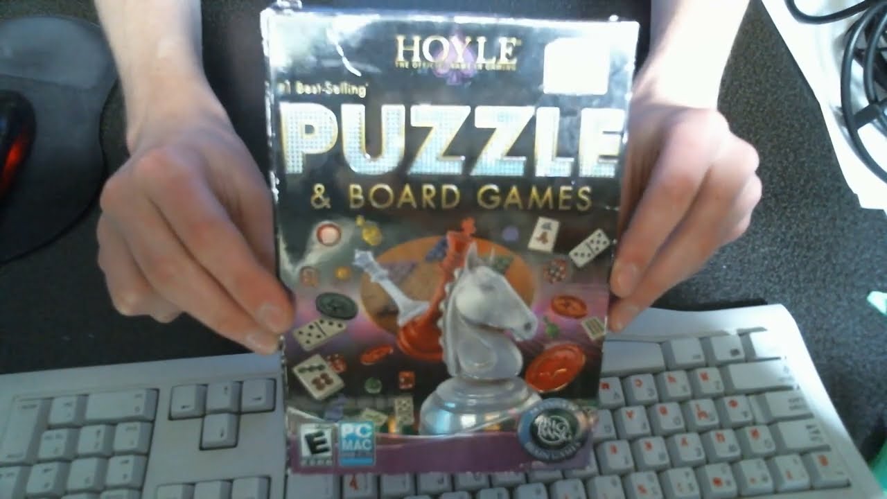 Unboxing a SEALED copy of 2009 Hoyle Puzzle & Board Games! Garage Sale Find for $3