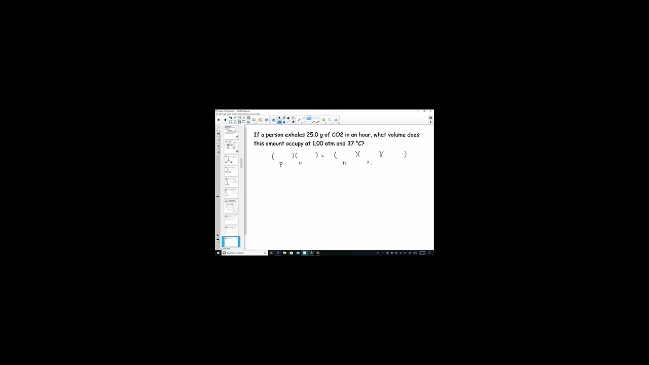 Chapter 11 Lesson 2 Video 1 The Ideal Gas Law and Dalton's Law of Partial Pressure