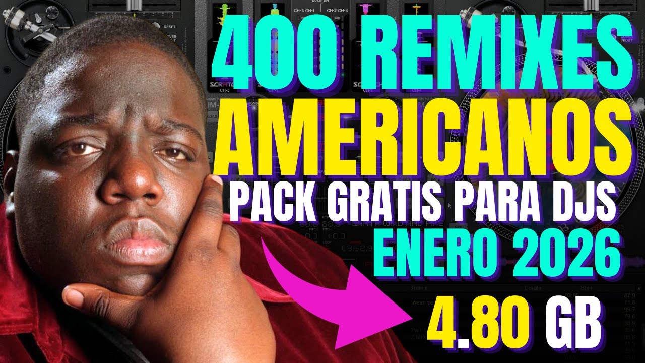 400 Remixes GRATIS de M&Uacute;SICA AMERICANA 2026 Trap, Rap, Hip Hop y Mucho M&aacute;s - FREE DOWNLOAD EXTENDED