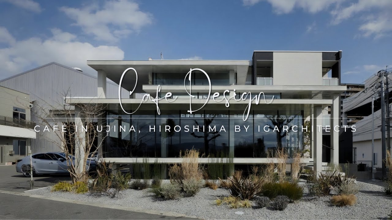 Japanese Cafe Reference ideas: Caf&eacute; in Ujina, Hiroshima designed by IGArchitects
