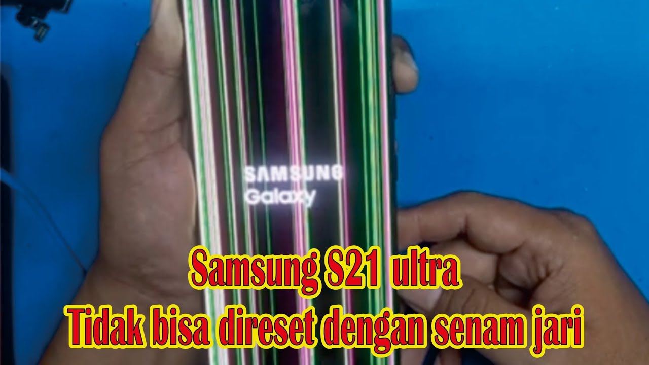 Tidak semua hp Samsung S21 ultra bisa bobol kunci layar (hard reset) dengan senam jari