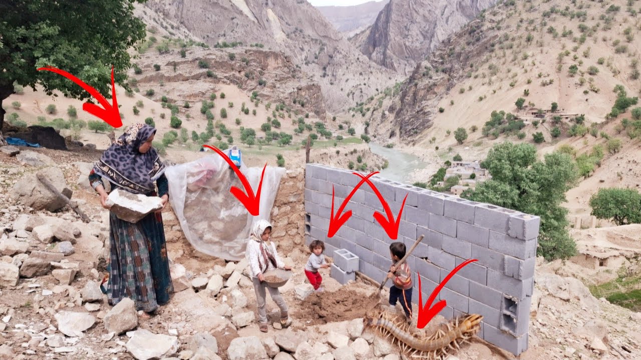 The most maternal nomadic struggle with real life  Survival in the most difficult conditions