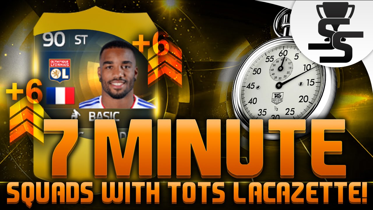 FIFA 15 - 7 MINUTE SQUADS!!! TOTS LACAZETTE!!! Series Showdown Round 2 Vs Reev