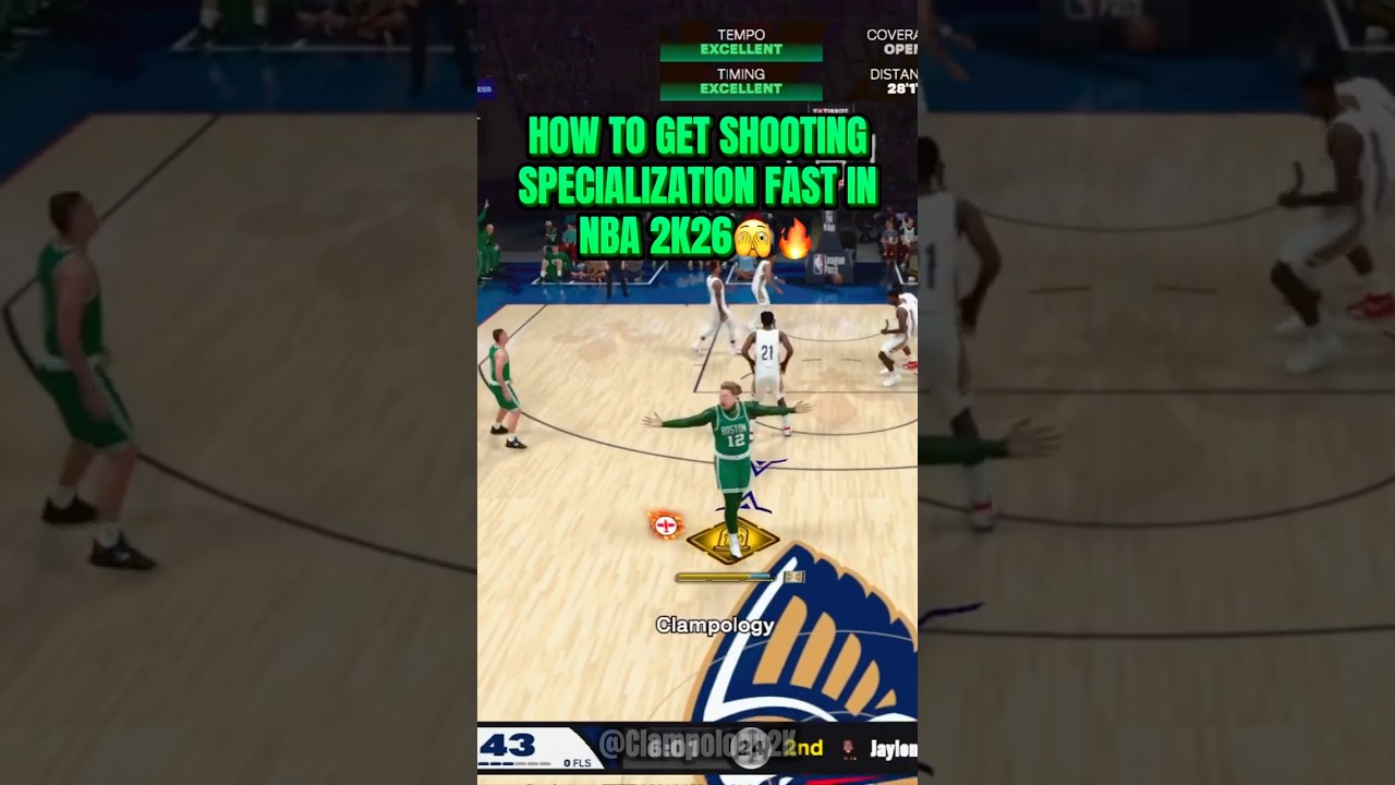 САМЫЙ БЫСТРЫЙ СПОСОБ ПОЛУЧИТЬ СПЕЦИАЛИЗАЦИЮ ПО БРОСКУ В NBA 2K26! (НОВЫЙ ОБНОВЛЕННЫЙ МЕТОД!)