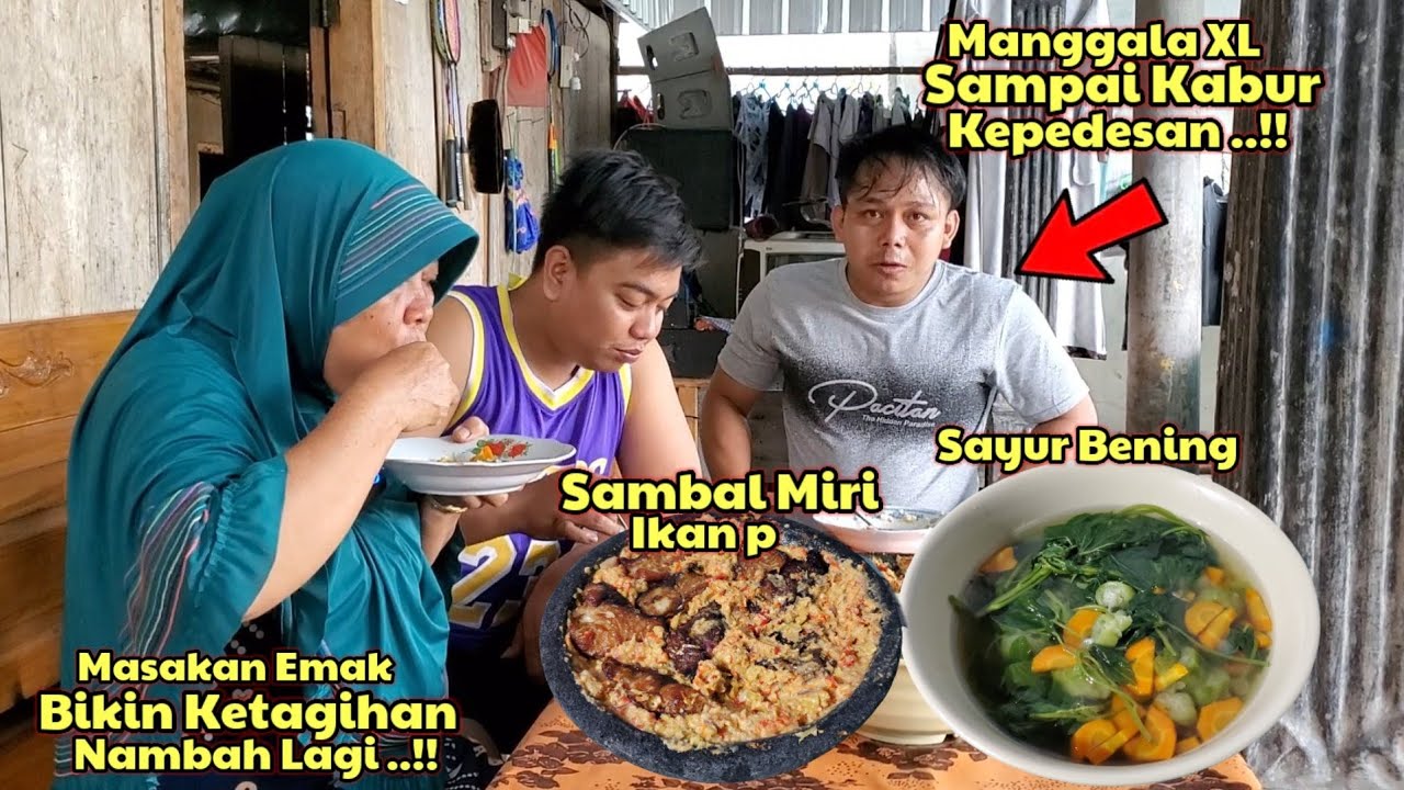 Bikin Ketagihan ‼️ PEDAS SambaL Miri Ikan P - Sayur Bening
